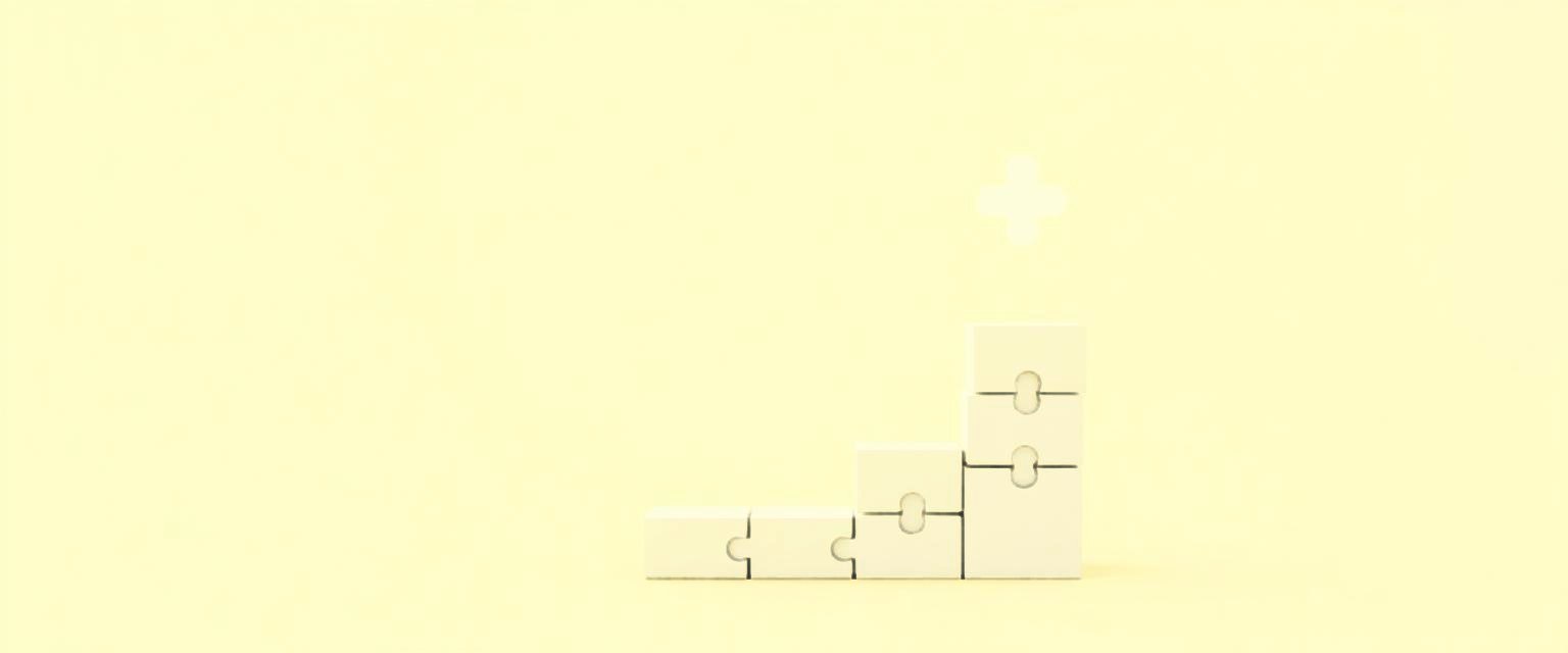 Puzzle steps rising — clarity