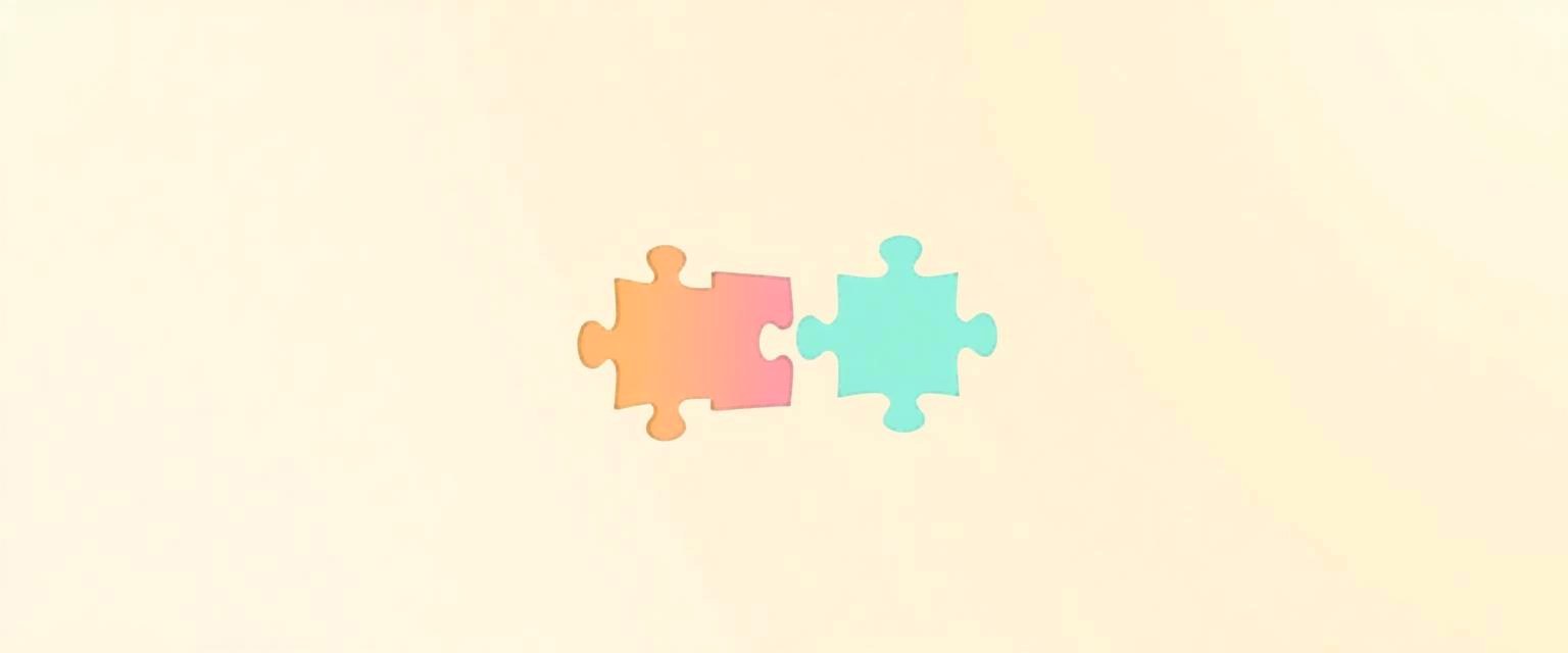 Puzzle pieces coming together — conflict resolution