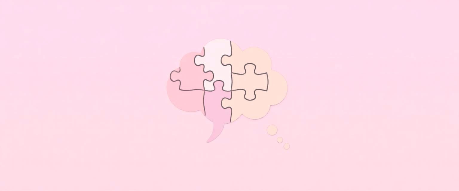Thought-bubble puzzle — self-reflection